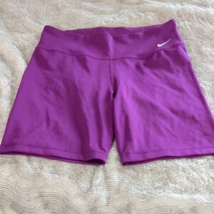 Nike Women's Vibrant Purple Athletic Shorts